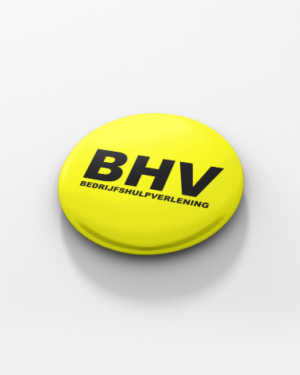 BHV Bedrijfshulpverlening Button buttons